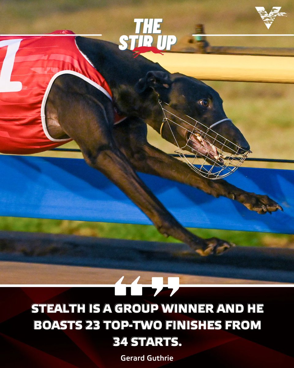 WatchDogRacing's tweet photo. Watch out for ‘Stealth’
STEALTH could provide trainer Jason Thompson with his sixth #WarrnamboolCup champion in tonight’s Group 2 final.
@gedguthrie discusses other @sportsbetcomau #WarrnamboolCup finalists in #TheStirUp.
📰 https://t.co/Iiiyr26032
#GreyhoundRacing https://t.co/XNLu7BN7Oi