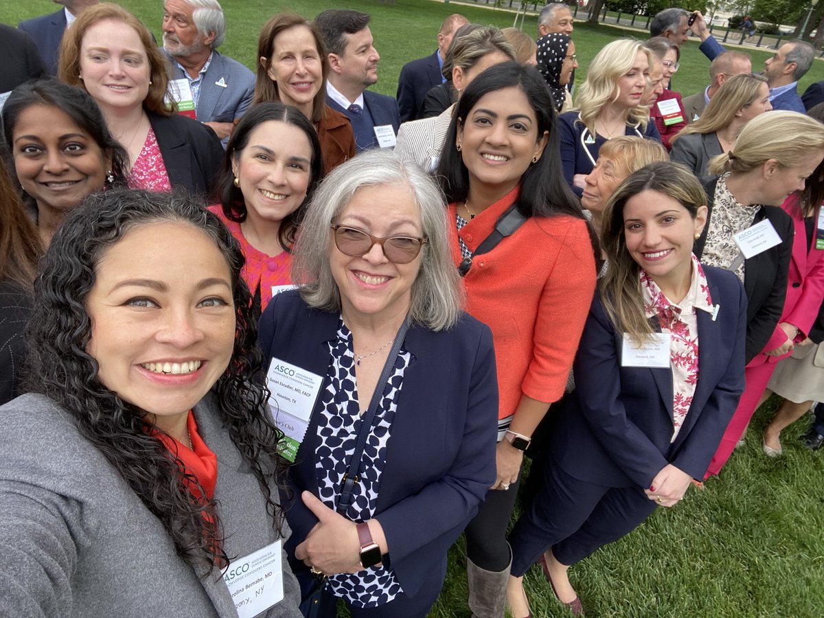 Well-spent day 🗣️advocating for our patients #ASCOAdvocacySummit @ASCO 

➡️Admin burden relief & prior authorization reform #FixPriorAuth ➡ Banning of copay accumulator programs
➡ Sustainable cancer research funding

@MKnoll_MD @fumikochino @AnaVManana @AmandaNizamMD