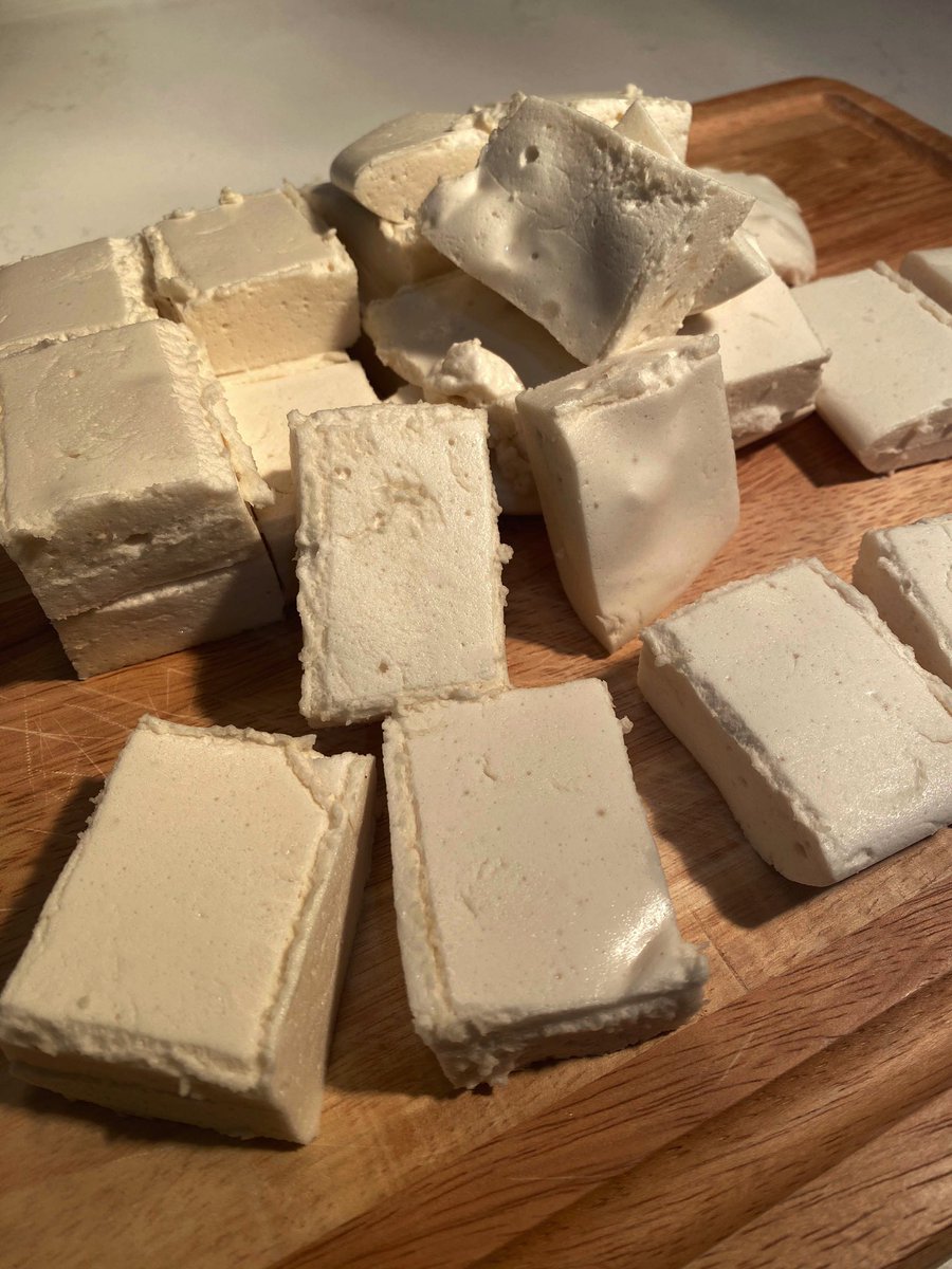 Nate on Twitter "HOMEMADE MARSHMALLOWS gelatin and honey literally