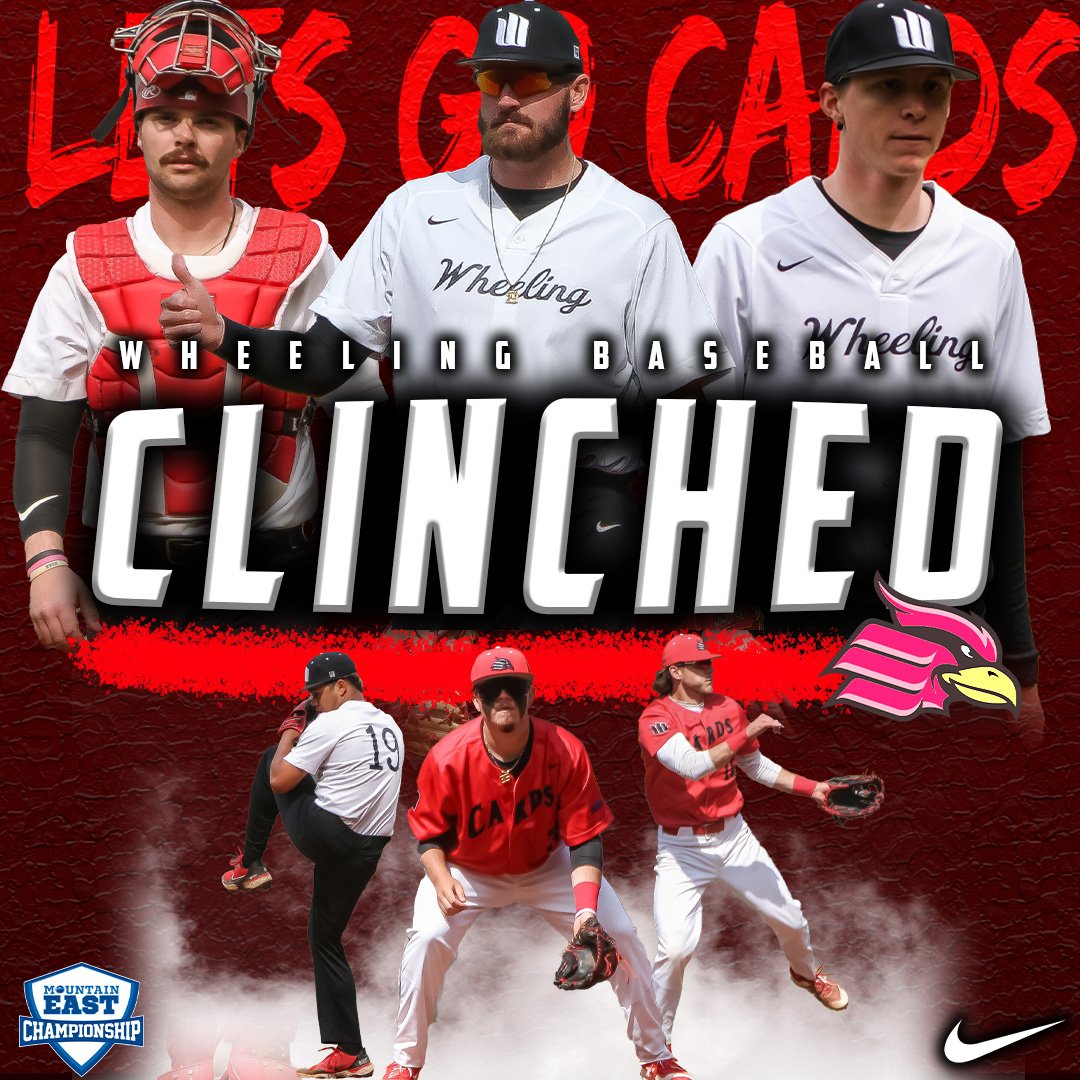 WUCardinals's tweet photo. CHARLESTON HERE WE COME ⚾⚾⚾

With yesterday's doubleheader sweep,  @WU_baseball clinched a spot in the 2023 MEC Tournament and will battle West Liberty this weekend to determine seeding #GoCards https://t.co/UfqYyQcbpS