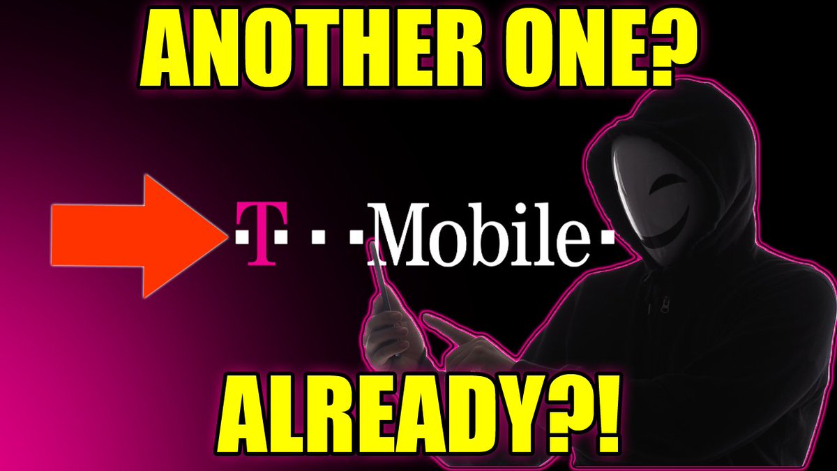 TheDigitalPrep's tweet image. This week, #TMobile was breached again. They have had not 1, but two data breaches THIS YEAR affecting hundreds of customers. MILLIONS in just the past 5!

When does it stop? Leave this carrier if you can!

youtu.be/O8TIhxNyLx4

#infosec #digitalprepping #cybersecurity