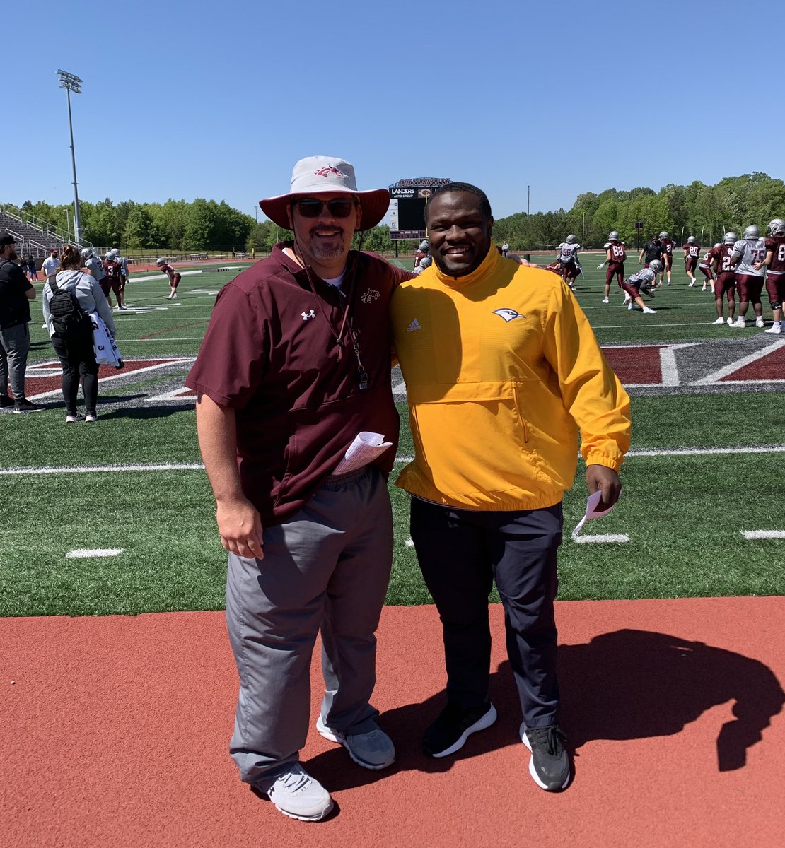 Thank you @blockknox1 from UT Chatt for visiting today!!!