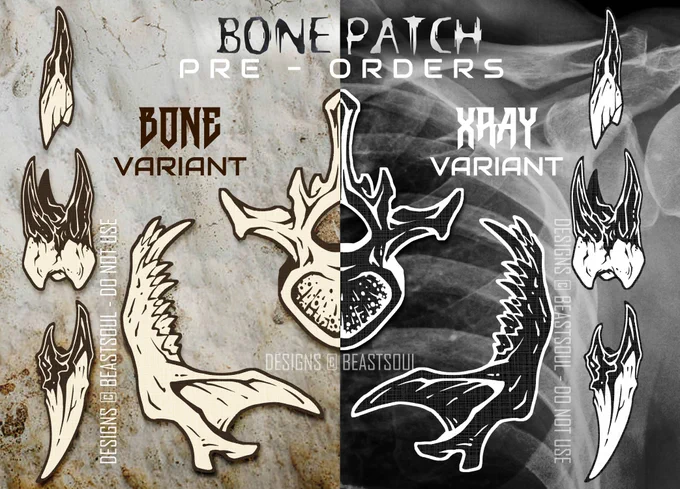 Heard y'all like bones and patches? >v> 🦷🦴