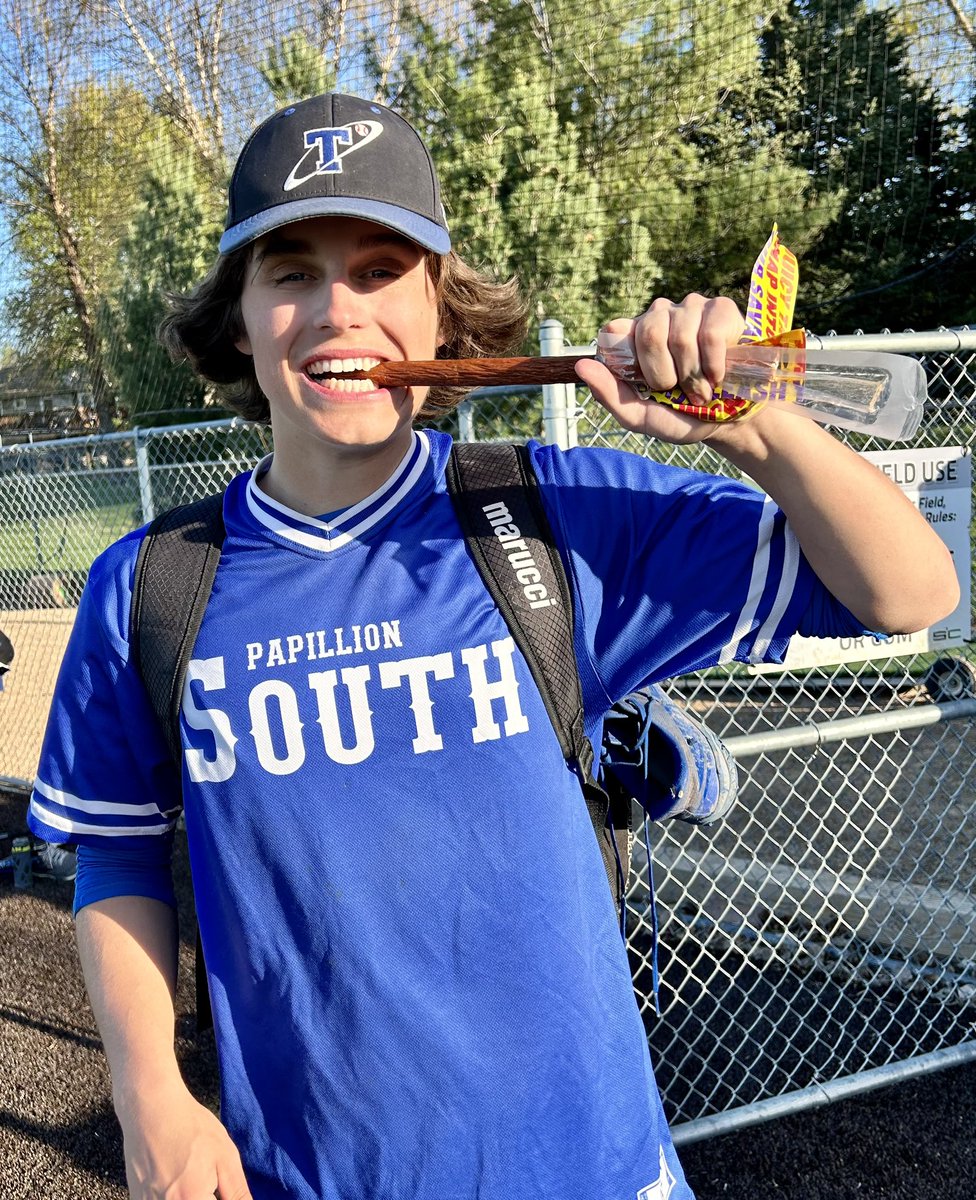 He was a #Savage tonight!!! <a href="/johnnyvallinch/">Johnny Vallinch</a> went 2 for 4 w/ 4 RBI’s 2 big ones coming off a double down the RF line. He was also credited w/ the save banking 7k’s over 4innings pitched. That’s why he’s our <a href="/SlimJim/">Slim Jim 🚀</a> #Savage player of the game!!! #AllGasNoBrakes