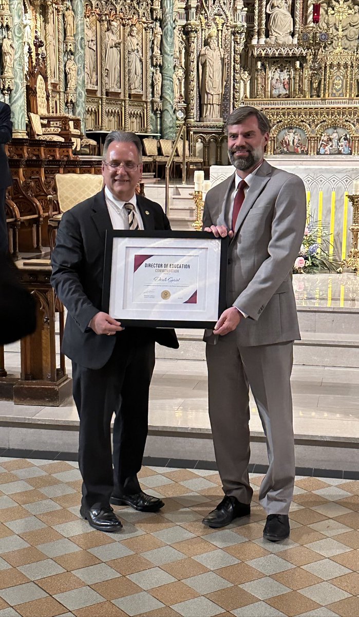 StFXOCSB's tweet photo. What a deserving recipient! Congratulations Mr. Spriet! Our school community is enhanced by your character and service every day. https://t.co/Zt7ybSKOZw