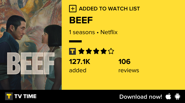 I've just started following BEEF tvtime.com/r/2NHWc #tvtime