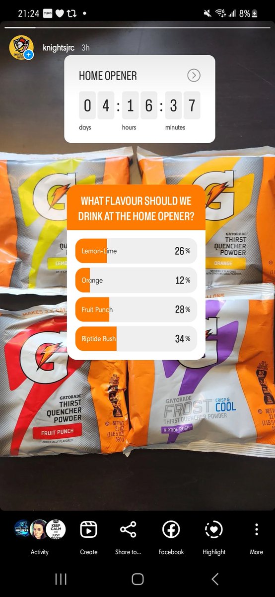 KnightsJrC's tweet photo. #Blech #WeWantLemonLime #OrDoWe #ThePeopleGetWhatThePeopleWant https://t.co/oygSvsbmx9