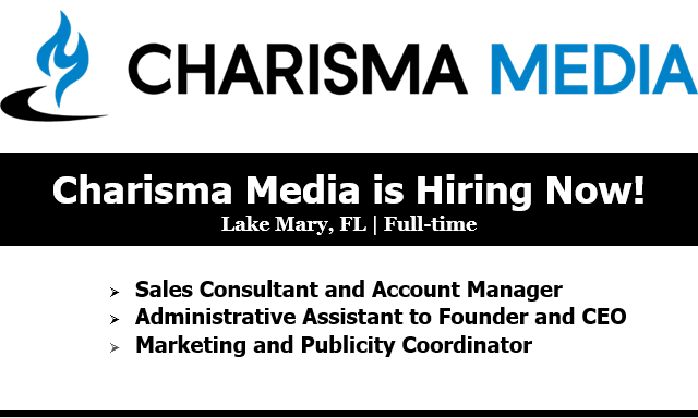 @CharismaMediaCo is #Hiring in #LakeMary #Florida #Administrativejob #Marketingjob #Publicityjob #Salesjob #Accountmanagerjob