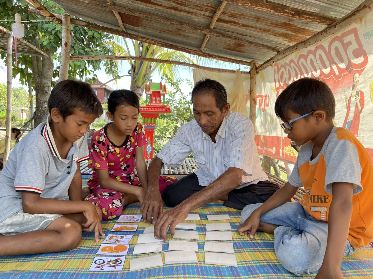 Sanrady is a 2nd-grade student in Takeo Province, #Cambodia. His grades are improving with the use of educational toys and games. Designed by the Ministry of Education, Youth and Sport and @CatholicRelief, they support #childrenwithdisabilities to keep learning fun!