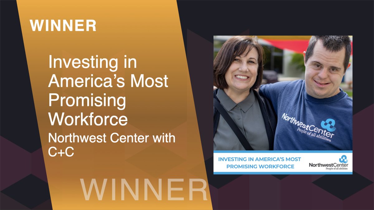 #SABREAwards WINNER:CORPORATE MEDIA RELATIONS: Investing in America’s Most Promising Workforce - Northwest Center with  <a href="/ColehourCohen/">C+C</a>