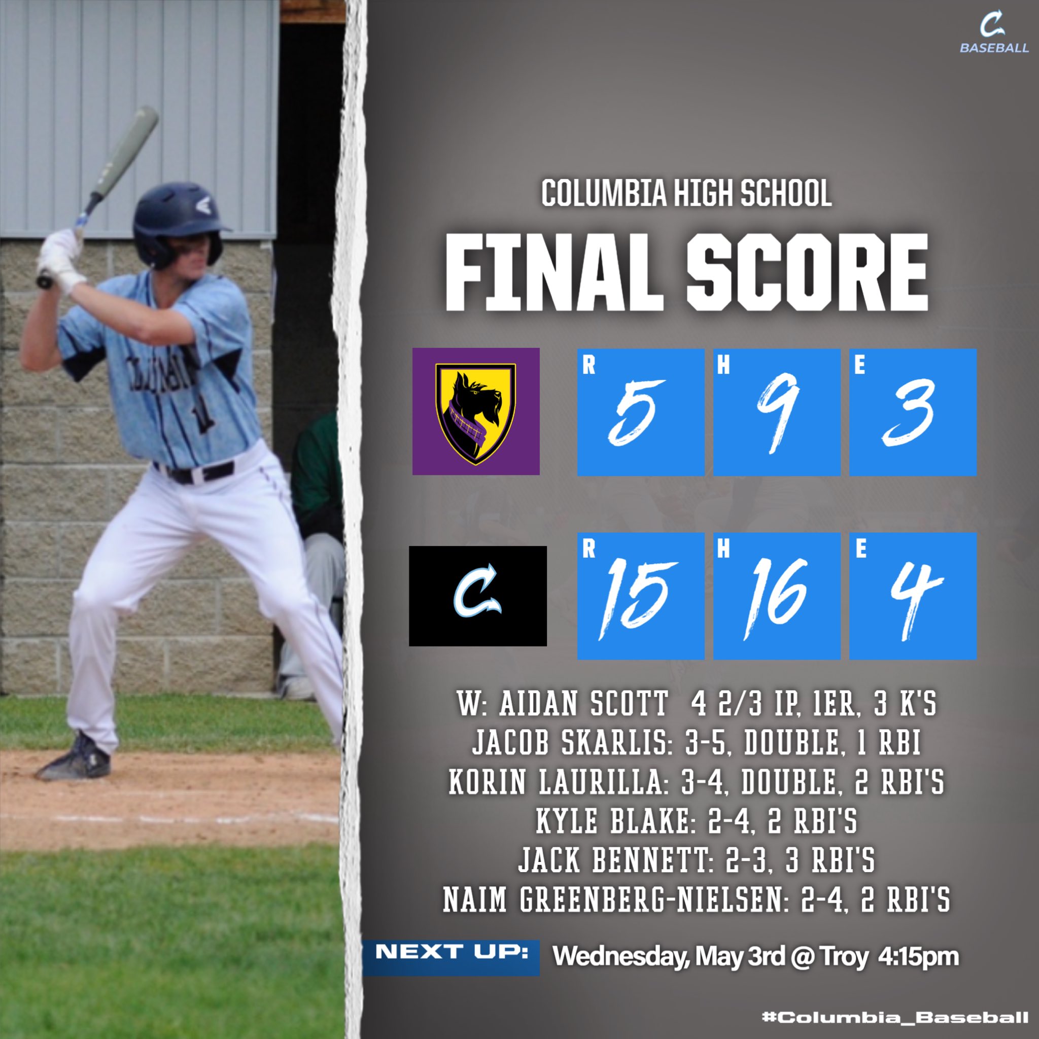 Aidan Scott Baseball CHS Baseball (@CHS_Baseball23) / X