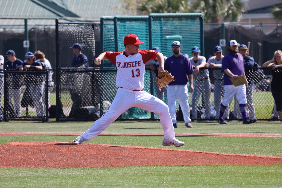 SJA_Baseball's tweet photo. @GavinSteiner7  gets it done on the mound 4.0 IP 3 hits 2 runs to get the win vs Holy Spirit #uncommited https://t.co/M4L8Olp5UA
