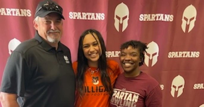 Milligan University Flag Football (@milliganwflagfb) on Twitter photo WE got BETTER today! Excited to announce our newest class of '23 signee <a href="/KiaraSagapolu/">Kiara Sagapolu</a> Special thanks to her family, coaches, teammates, & <a href="/CimarrOnSpartan/">Cimarron-Memorial HS</a> for making this day so special. #wewill #bleedorangeandblack WE got BETTER today! Excited to announce our newest class of '23 signee <a href="/KiaraSagapolu/">Kiara Sagapolu</a> Special thanks to her family, coaches, teammates, & <a href="/CimarrOnSpartan/">Cimarron-Memorial HS</a> for making this day so special. #wewill #bleedorangeandblack