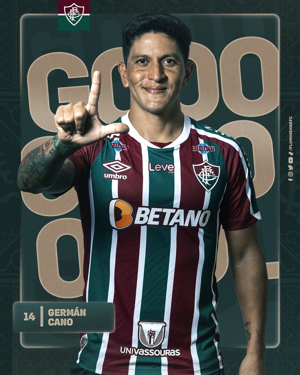 FluminenseFC's tweet photo. TRÊS VEZES ELE! TRÊS VEZES GEMAN CANO! NÃO TENHO PALAVRAS PRA VOCÊ, ARTILHEIRO! https://t.co/2Cy6mxyJDS