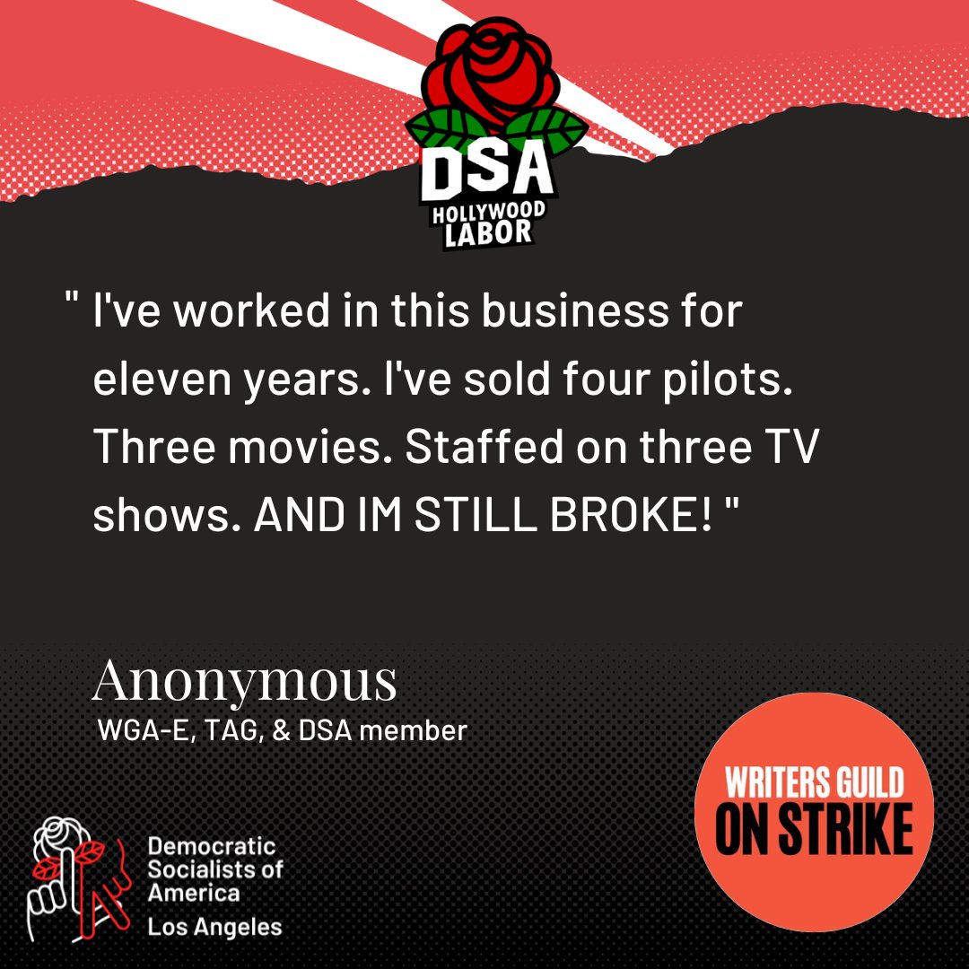 hollywood_labor's tweet image. #WGAstrikestories #writerstrike