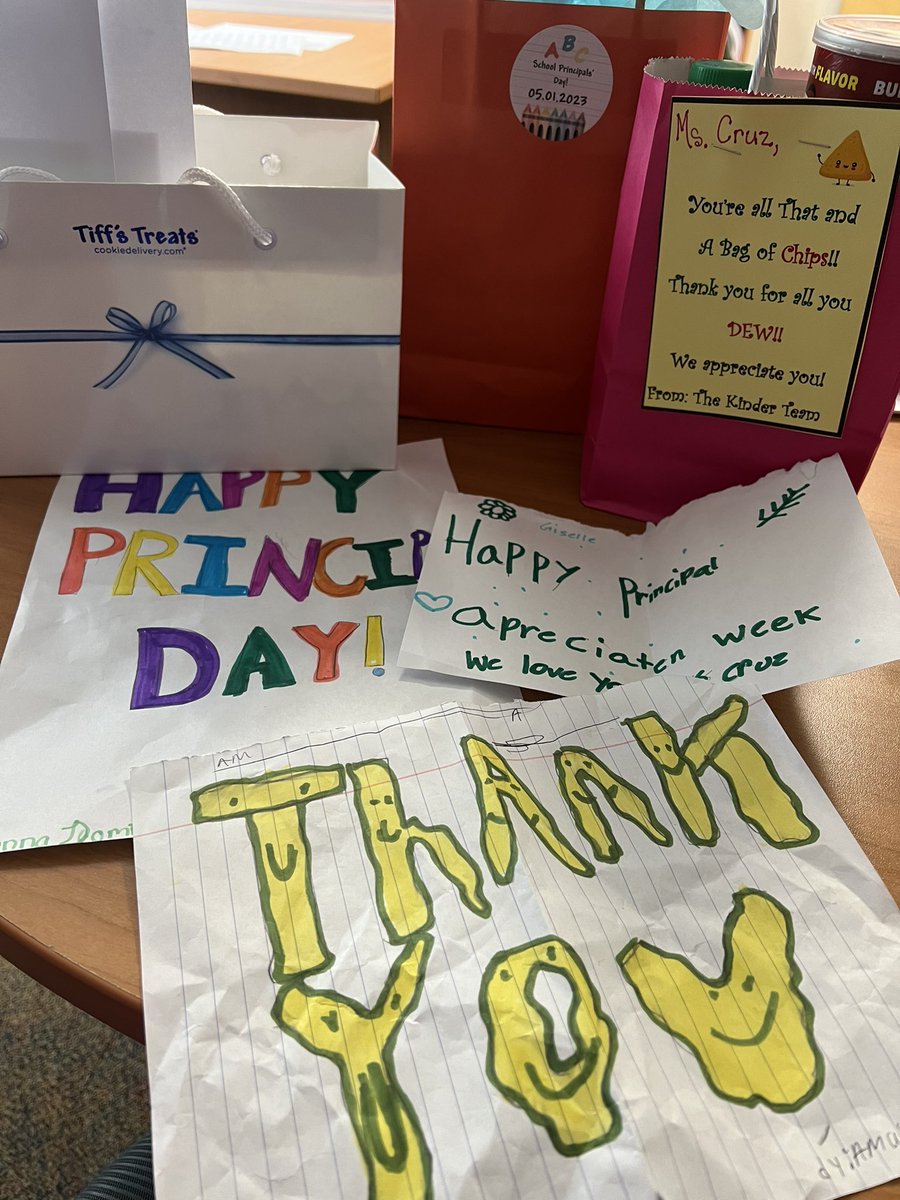 Thank you to my wonderful staff, students, parents and district for the love and appreciation with treats, kind words and plenty of hugs. #StaffordStrong