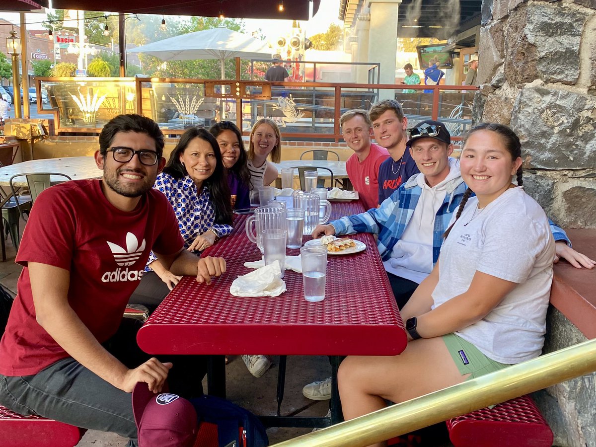 Dr_Chalk's tweet image. Always enjoy the get together of my sports management class in college fundraising and pr. A great group of students @UArizonaEller