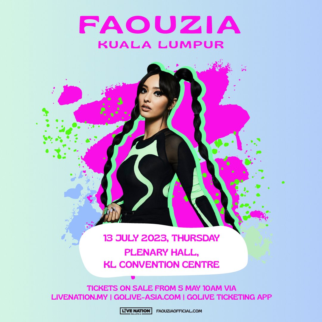 FAOUZIA LIVE IN KUALA LUMPUR (Tickets)