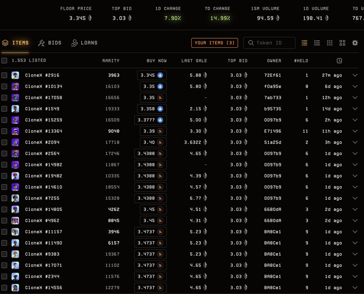 TheRealNomics's tweet photo. Insta #CloneX sweep on @KingJames 1/1 Clone πΉπ π now 62% since #CloneXClassic intervention at the tip of the π when #TimingMatters & u got suppresion walls cappin & #RatDNA fudding trust no imitations bch's cuz u already know noww all we need is some of dat @blur_io creditπ https://t.co/IRvXb6cUDe