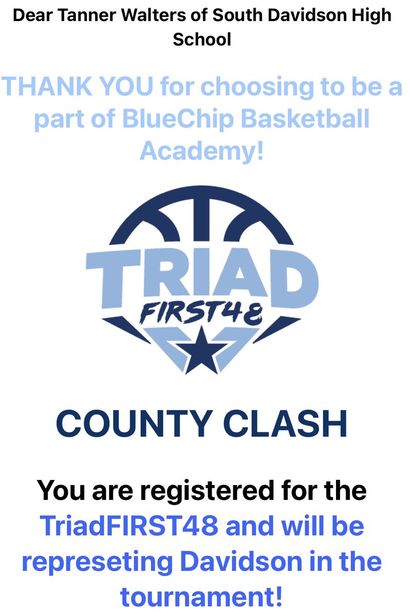 TriadBlueChip's tweet photo. 🚨Some BALLERS registered today‼️
@EdmondsCamden - Stokes (TriadSELECT)
@CalBarrett2 - Forsyth
@TannerWalters12 & #JabianShabazz - Davidson https://t.co/rnyJZxnrJI