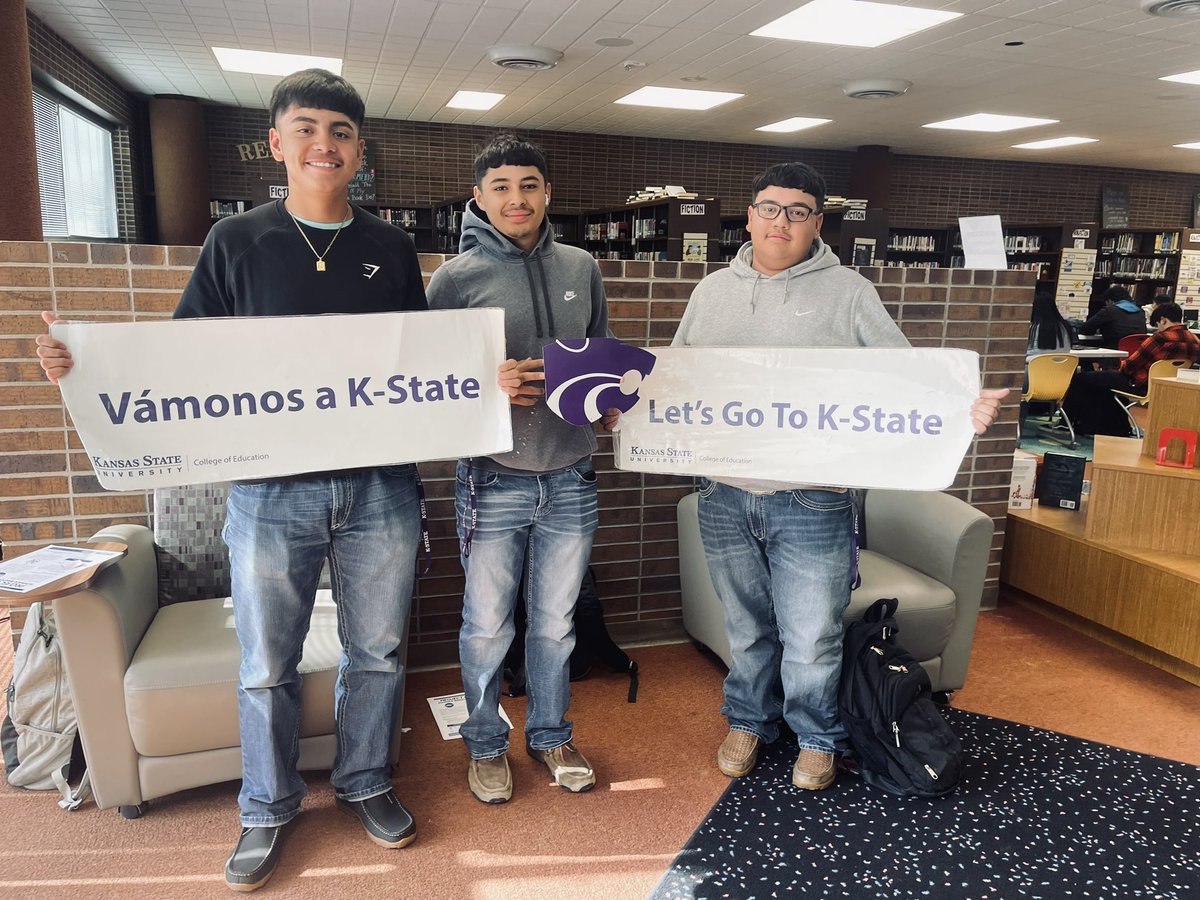 GraceBerumen's tweet photo. Spent the day visiting with future Wildcats 💜 and planning with colleagues from Liberal High School and Dodge City Community College! So excited for next year! Thank you! 
#kstatedmsa
#kstatediversity
#kstatewildcats
#futurewildcats 
#liberalhighschool
#dodgecitycommunitycollege https://t.co/B681tRdJw9