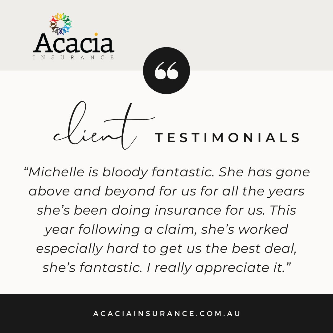 AcaciaInsurance's tweet image. We value our clients' feedback and strive to provide the best possible service. Here's a testimonial from one of our long-time clients, Matt from Pro Axle Newcastle.
#acacia #acaciainsurance #businessinsurance #insuranceadvisers