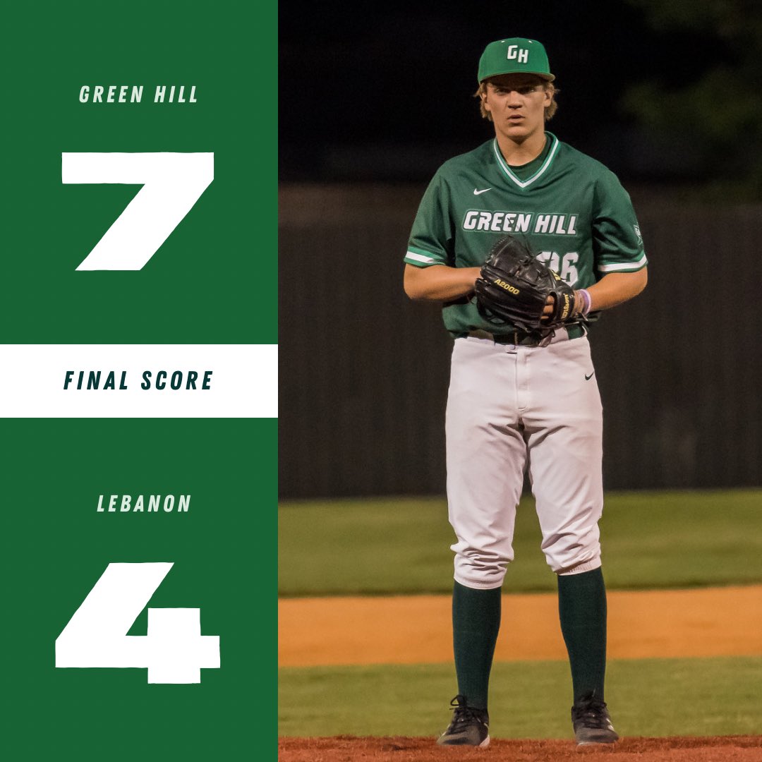 A great comeback win tonight for the Hawks. A big offensive night from Christian Taylor and 4 scoreless innings from Carter Lee led us to a 7-4 win. #BuildTheHill