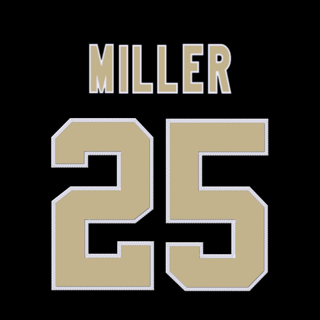 NFL Jersey Numbers on X: New Orleans Saints RB Kendre Miller  (@Offical_dre11) will wear number 25. #Saints  / X