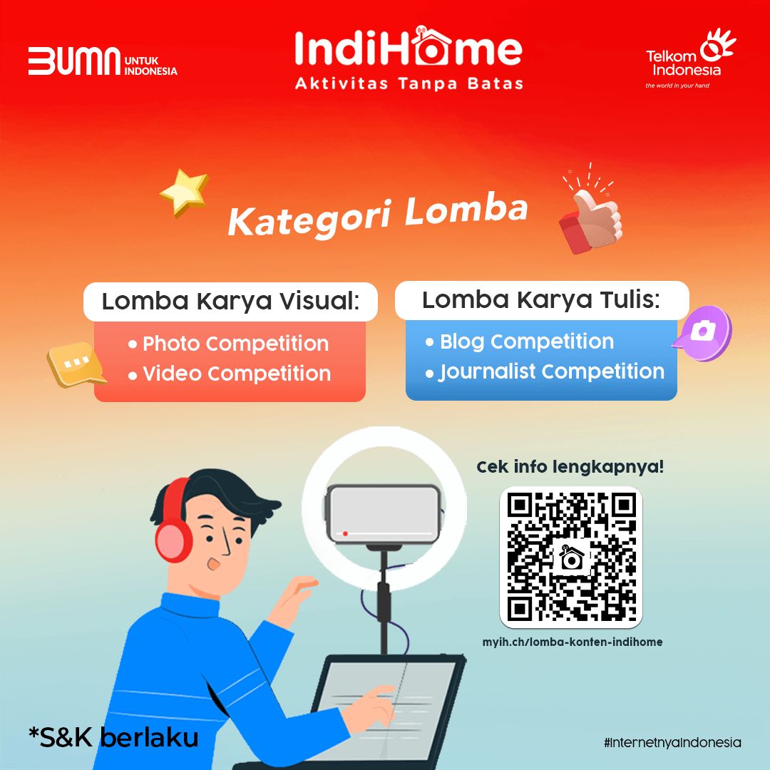 MelayuChina's tweet photo. Info menarik buat kita semua, ada kompetisi #BerkontenRiaBersamaIndiHome nih. Buruan ikutan
#AktivitasTanpaBatas
https://t.co/YUtsX9DpIw https://t.co/bsLdGQbo43