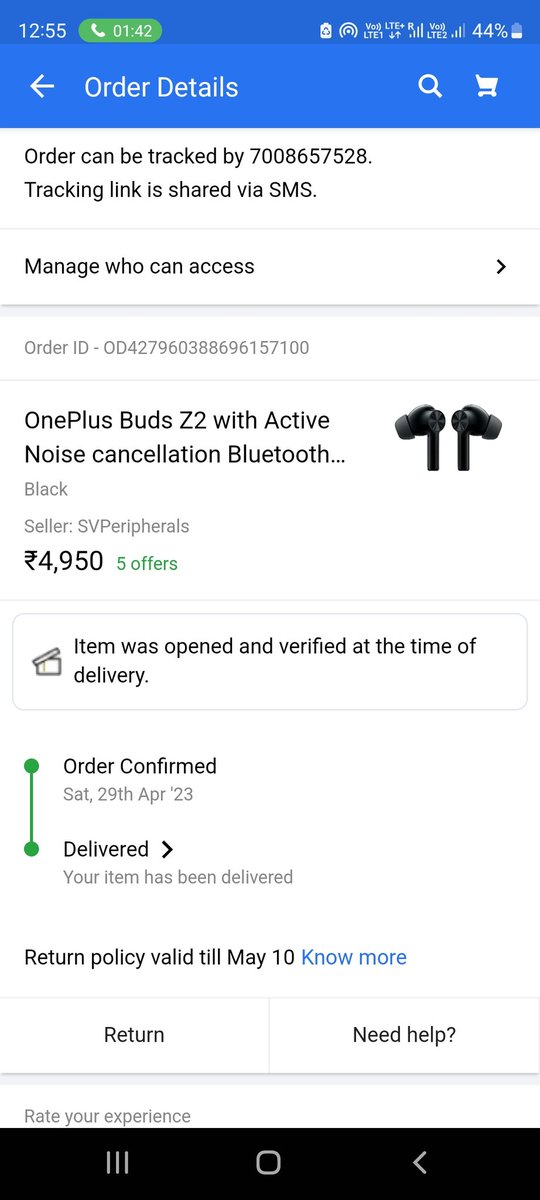MandalReetesh's tweet photo. Hi @Flipkart @flipkartsupport 
I have ordered OndPlus earbuds but I have received potronics USB cable. 😒

Is this scam?
#Flipkart https://t.co/gUcCKonvre