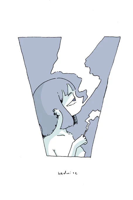儚く、儚くあれ。  #お絵描き #イラスト
