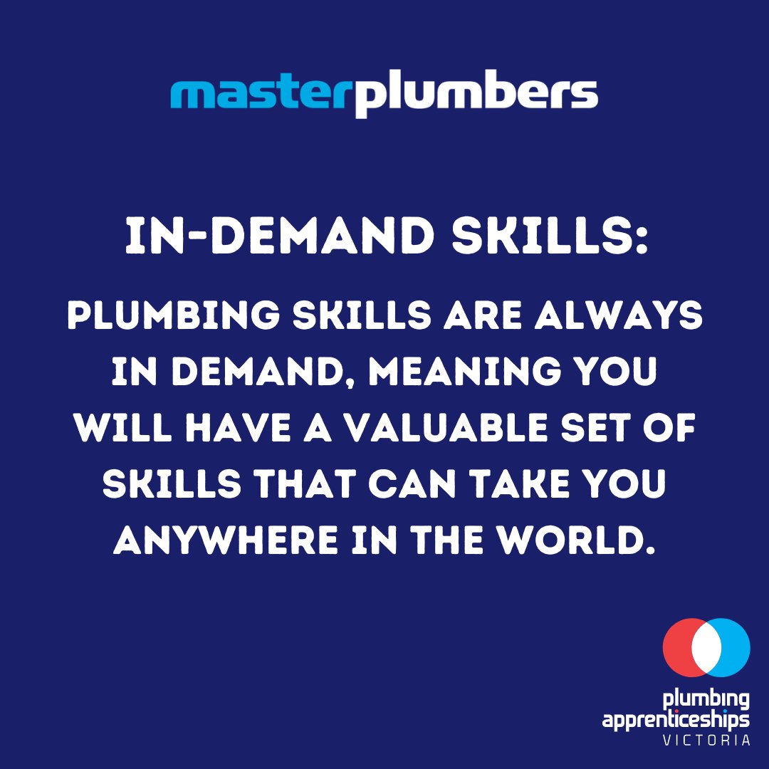 Parents, explore an exciting opportunity for your high school leavers:

Plumbing Apprenticeships at PAV! Hands-on learning, they earn while they learn, no student loans, and global demand for skills.

Share this with your child today!
.
#PlumbingApprenticeship #PAV