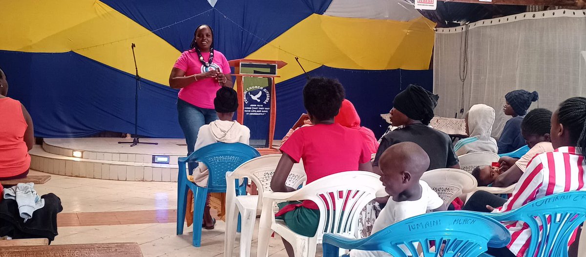 KenyaGirlGuides's tweet photo. Our #JLS2022 participants are still implementing their 100 Girls Project across Kenya as they #Lead4Impact.
We are now in Nairobi County, where Rachael Benta Okoya is delivering a project that focuses on enabling Teen Mothers from Gituamba Community to see themselves as Leaders https://t.co/GNwfuFmNpI