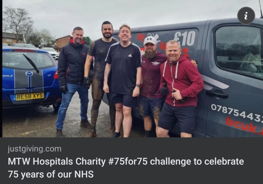 Hi everyone 👋👋 Me and these merry men are completing 75 Push-ups, 75 Sit-ups & 75 Burpees every single day for 75 days to raise money for the @NHSEngland. Please donate to this cause at justgiving.com/fundraising/ba…
Thank you 🙏🙏

#ChallengeAccepted #75for75 #OurNHS @Bootcamp_UK_HQ