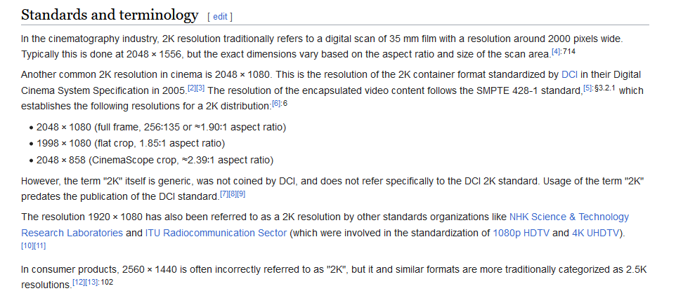 1440p ≠ 2k. 1080p is closer to 2k than 1440p is. That is all.