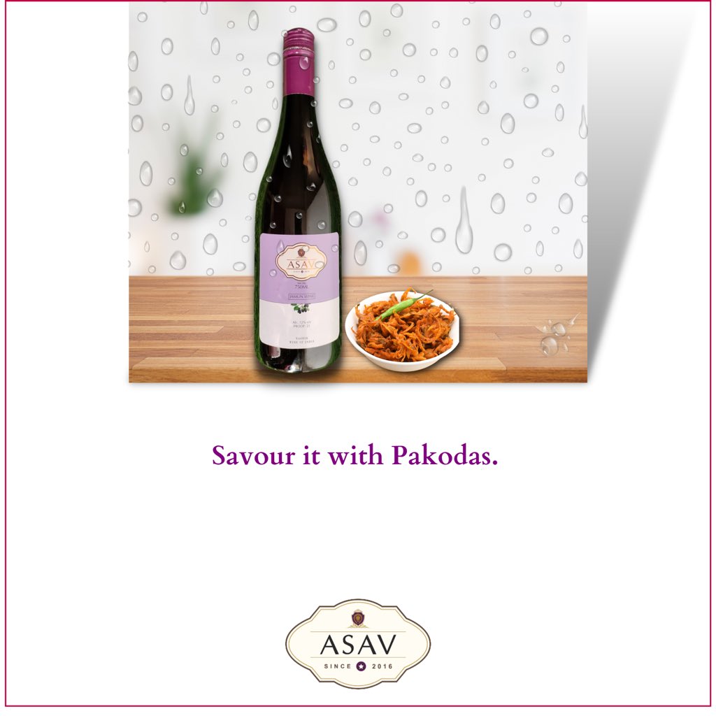 pedhapallykisha's tweet photo. If Jamuns have been your favourites, how about trying out the wine version? And if summers have suddenly turned rainy, the Asav Jamun Wine is best enjoyed with Indian street-food like Pakodas, Bhajiyas, Onion Fries, and you know more.

Available at a store near you.

#asav https://t.co/xrAPRWU25s