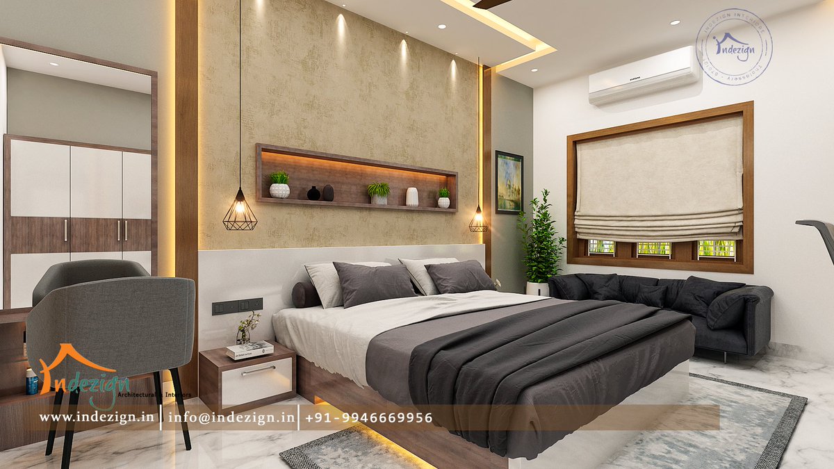 Indezign3's tweet photo. Create your dream bedroom with our expert bedroom design tips and inspiration. From selecting the perfect color scheme and lighting to choosing comfortable and stylish furniture and decor, we'll guide you through every step of the design process. https://t.co/n4CwWEPzkF https://t.co/WGO9oEEe7h
