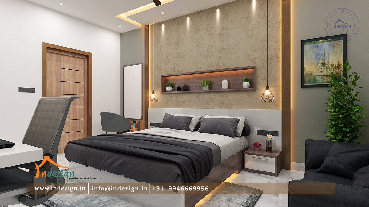 Indezign3's tweet photo. Create your dream bedroom with our expert bedroom design tips and inspiration. From selecting the perfect color scheme and lighting to choosing comfortable and stylish furniture and decor, we'll guide you through every step of the design process. https://t.co/n4CwWEPzkF https://t.co/WGO9oEEe7h
