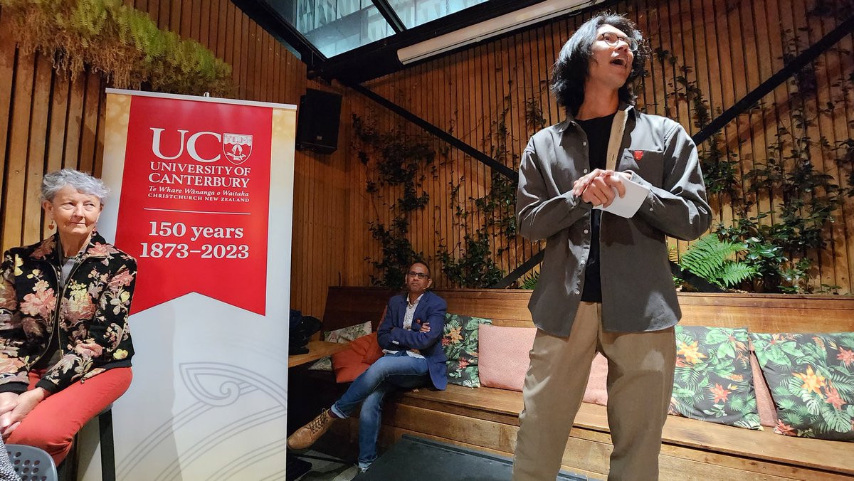 aquino_chard's tweet photo. We had a great time speaking at the @RTBEvent organised by @UCNZ. Girish and I enjoyed talking to an audience who were interested about "Saving the Kea from Tourists."
Thank you to everyone who listened to our talk🍸
#RTBCHCH #UC150th #Shapingthefuture https://t.co/4bQZnCaSkd