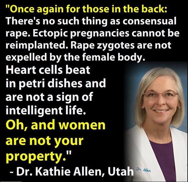 All women please vote Blue in every election!