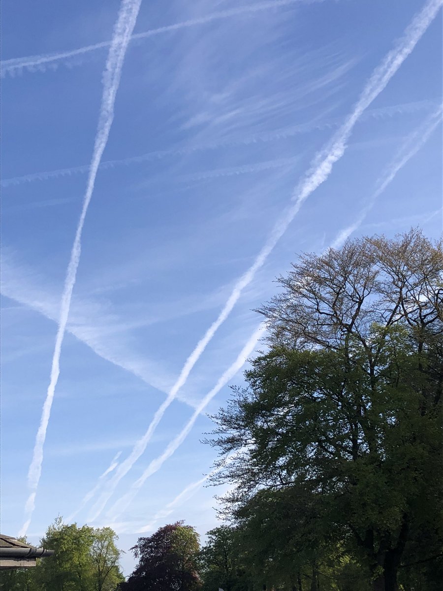 mr_king_herod's tweet photo. Look at the fooking state of this in Cheshire at 07:30 this morning. The first time in weeks we have a clear sky & the bastards are out. These monsters in government are determined to harm everyone. EVIL BASTARDS @joanybaby77 @frankyclarke @Chemtrail101 @JohnLam55787802 https://t.co/IVuoHcS28o