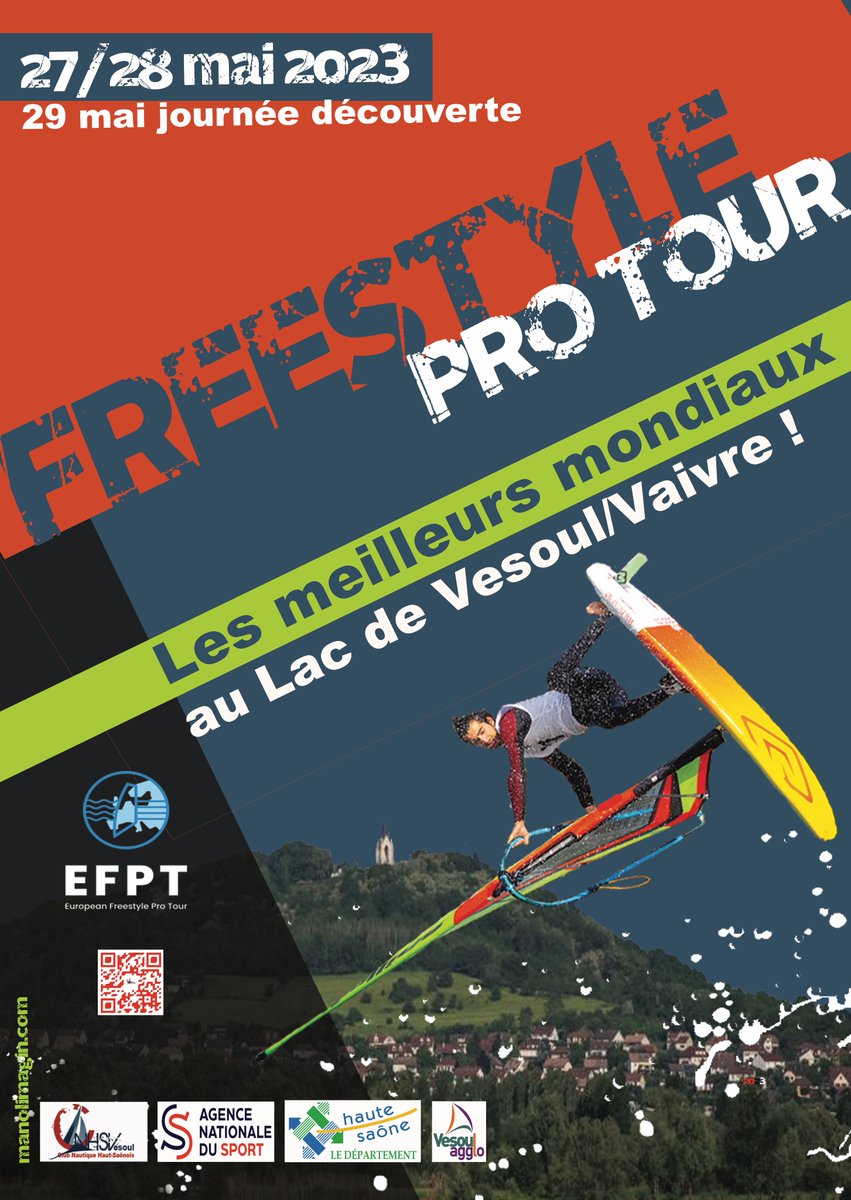vesoul_and_co's tweet photo. 🌊Le club nautique haut-saonois accueille un événement de renommée internationale dans le domaine du #windsurf #freetsyle (planche à voile acrobatique). RDV les les 27, 28 et 29 mai à la base nautique Jean-Marie Savet à Vaivre-et-Montoille
03 84 76 50 80
#sport #Vesoul https://t.co/hact4ji1qX