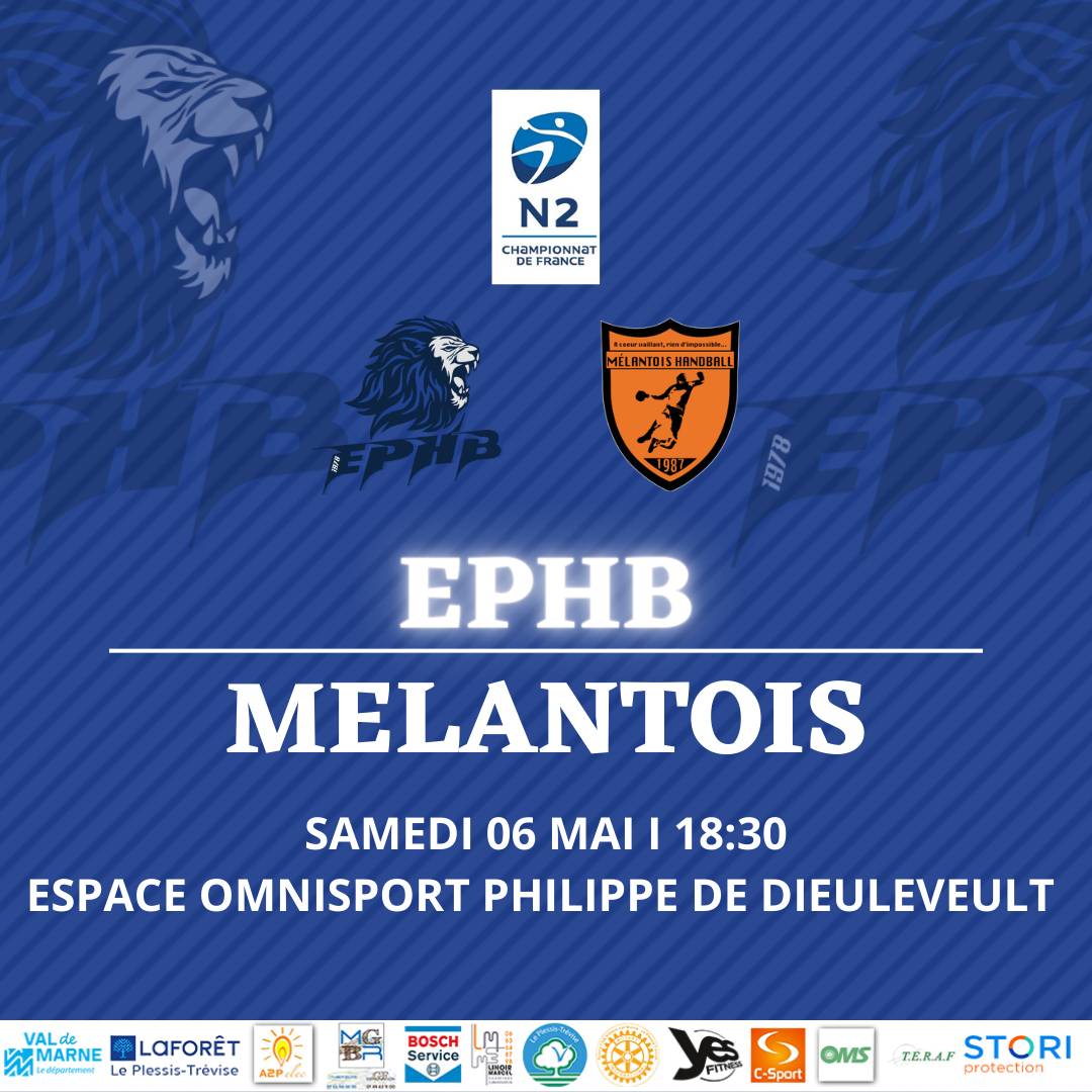 Même en période de vacances scolaires, l'équipe première est sur le front.

Réception de Mélantois, équipe classée juste au dessus des 🦁.

Venez les encourager pour gagner ce matin et entériner définitivement le maintien 💪

ALLEZ LES 🦁 ALLEZ L'EPHB 💙🤍