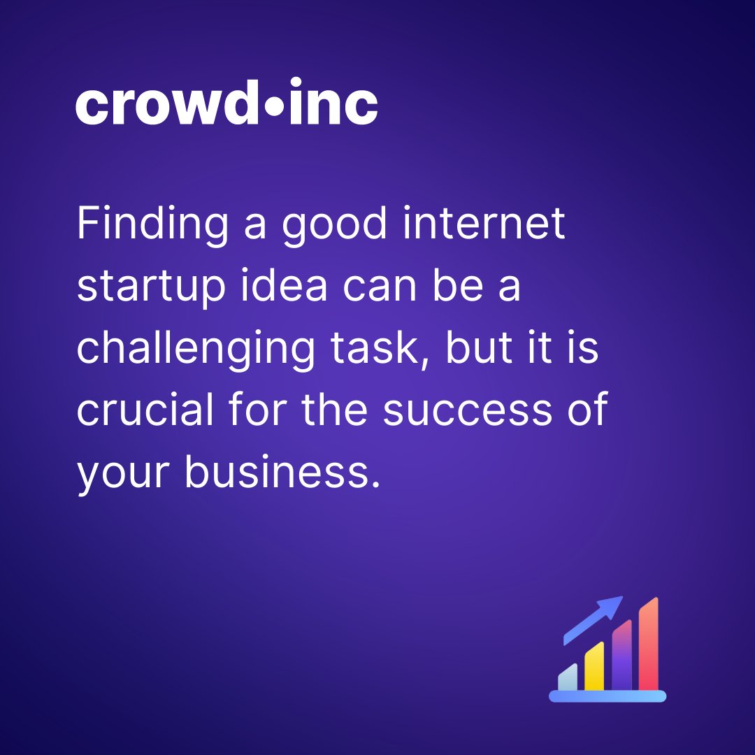 crowdinc_'s tweet photo. Finding a good internet startup idea can be a challenging task, but it is crucial for the success of your business.

https://t.co/2Ikdr5WjBM

#Crowdinc #StartUp #Web3 #Metaverse #Fintech #CrowdBlog https://t.co/ScoJYeqMs5