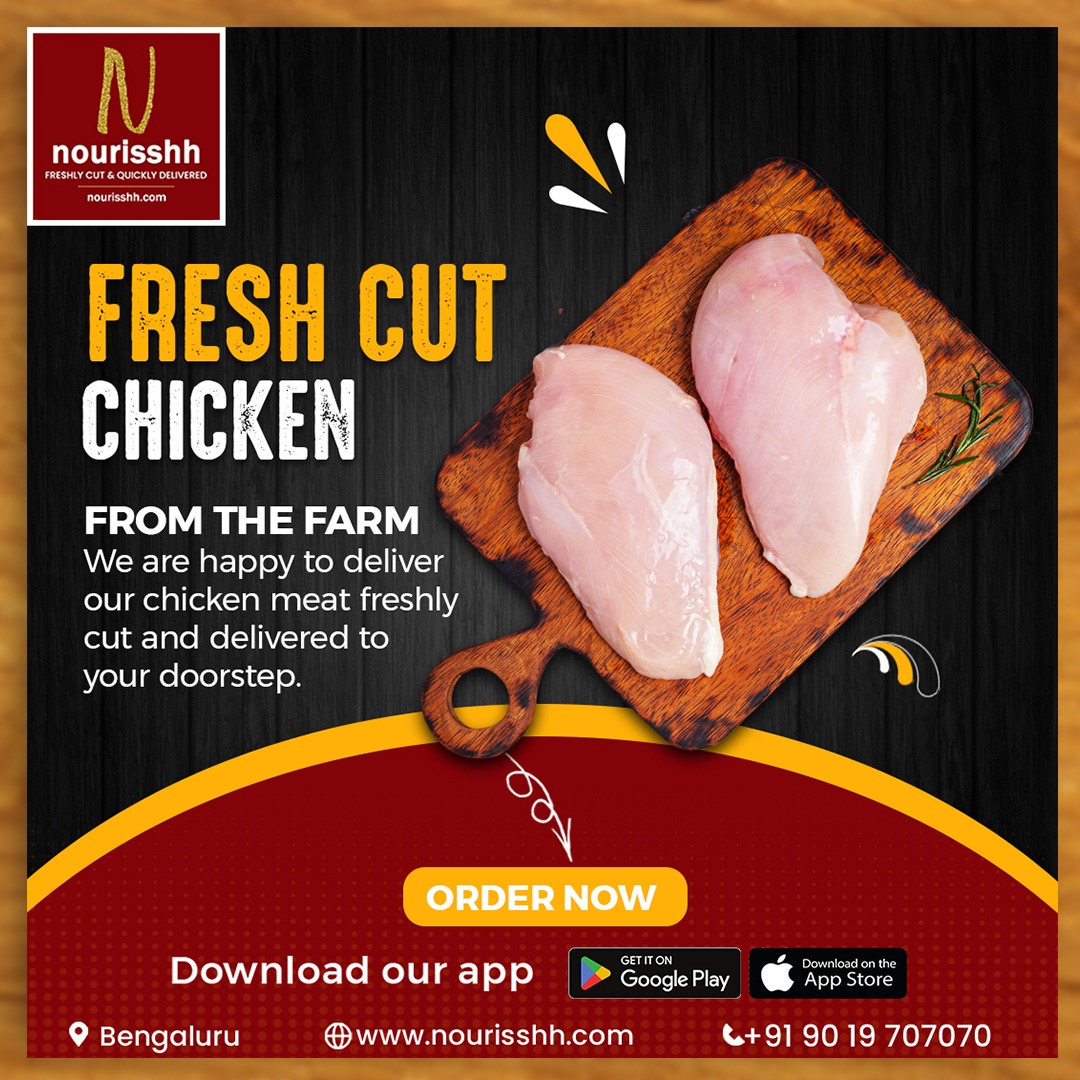 nourisshh's tweet image. We only cut the freshest #chicken, because we know "You Deserve the Best"!
Try #Nourisshh Today!
Visit: nourisshh.com
Download our app: rb.gy/y78l
#chickendelivery #delivery #chicken #freshchicken #meatdelivery #grocerydelivery #foodie #chickenlovers #food