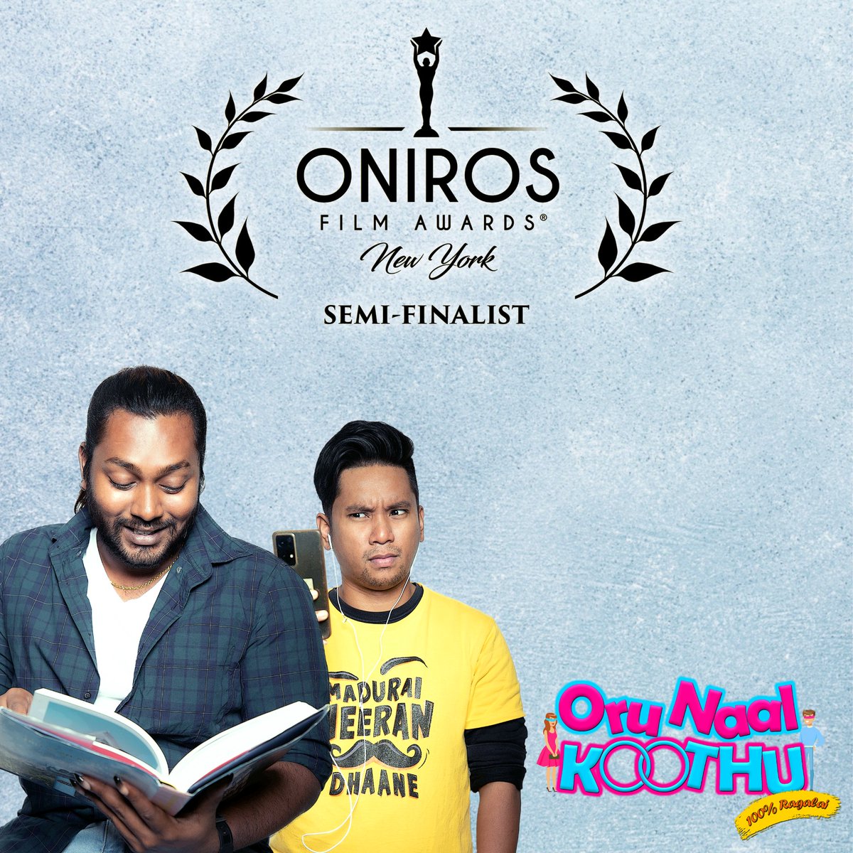 MeraNaamKevin's tweet photo. #OruNaalKoothu has been selected as a Semi-Finalist at @OnirosFilmAward ! ๐โจโค๏ธ Definitely an honor and blessed for this! ๐๐ผ
#ONKShortFilm #onirosfilmawards #filmfestival #filmcompetition #semifinalist #KevinWilliam #filmoholicsg #FilmoholicPictures https://t.co/Xye6yOggih