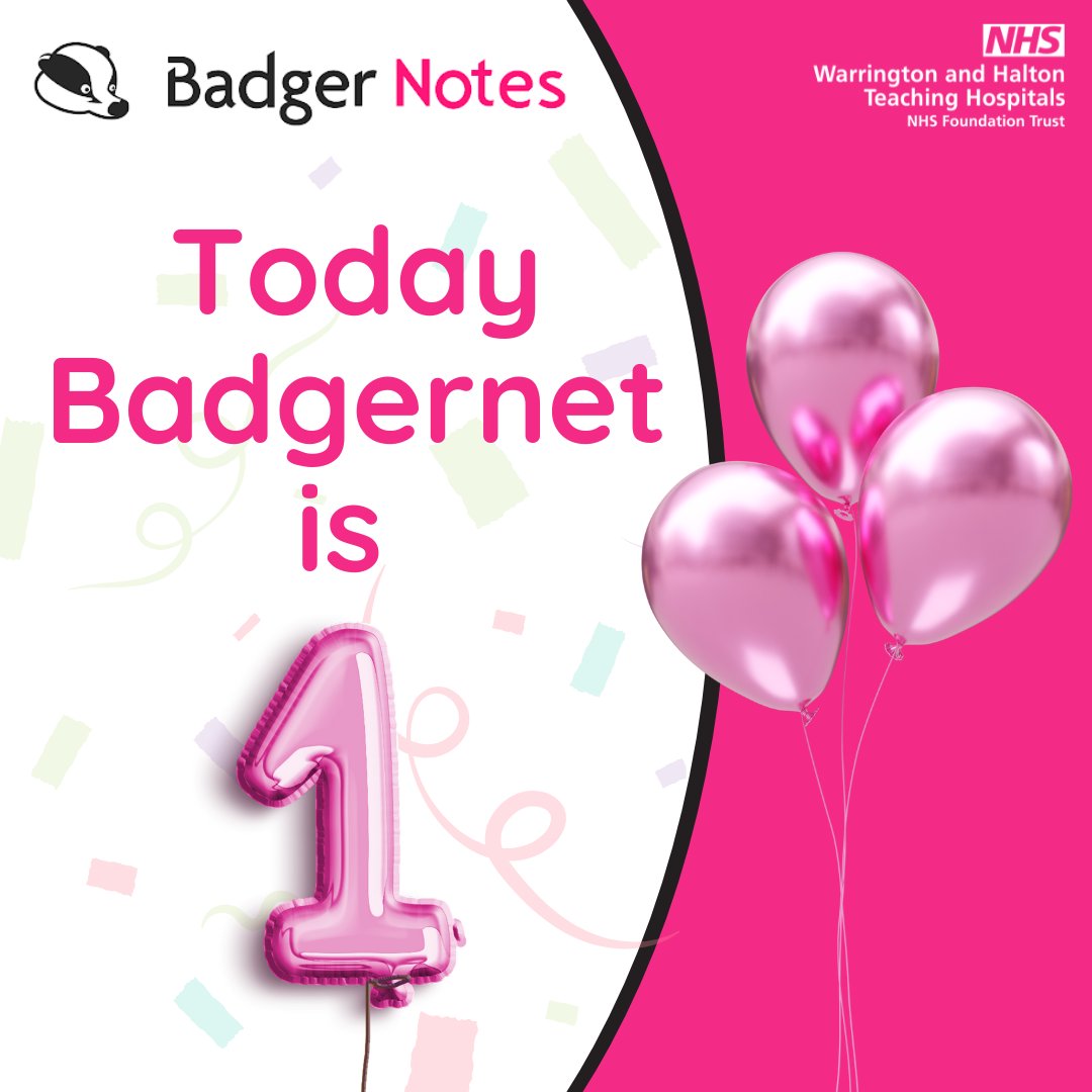 Today we are celebrating  the first birthday of Badgernet, an electronic system giving mothers more access to and control of their pregnancy records and care notes. ow.ly/Vqgw50NV0Rt #badgernet #digitalmaternity