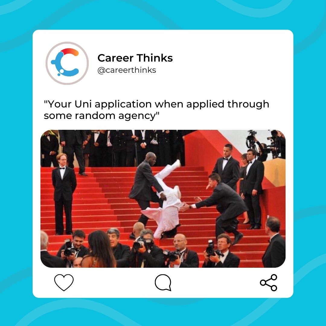 Choose your agency wisely.
 Experienced team with processing over 3000 students from 2018. ⁣

#MetGala2023⁣
#EdTechMeetsFashion⁣
#TechnologyAndStyle⁣
#DigitalGala⁣
#STEMinStyle⁣
#CodeAndCouture⁣
#FashionForwardTech⁣
#TechSavvyStyle⁣
#MemeGala⁣