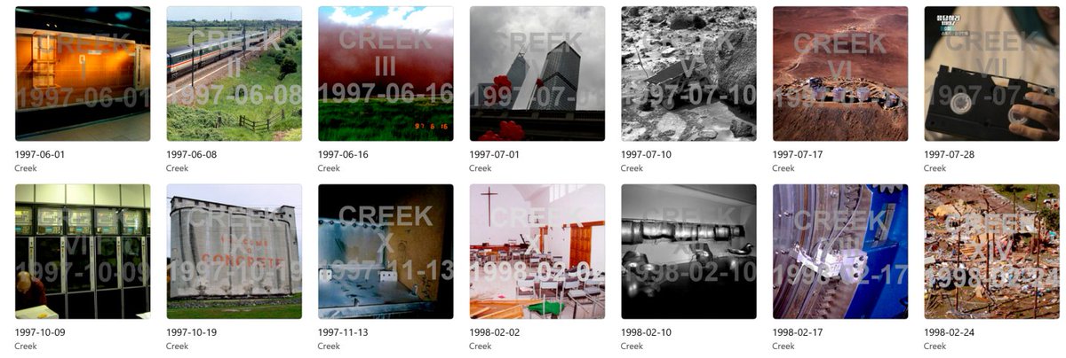 Misterquartet's tweet image. Creek XIV is out on Friday...  Collect the set - over 8 hours (so far) of electronic improvisation from @producerspark @cobleystuart @LanguageLab20's Count Brodski and @Misterquartet.  Check out Vols I-XIII here: creekofficial.bandcamp.com/music