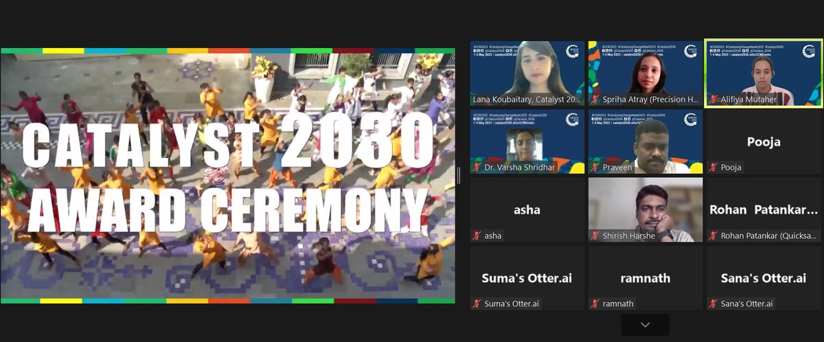 Precisi0nHealth's tweet image. #CatalysingChangeWeek2023 | Environmental #surveillance: The Future of #healthequity in Asian Cities

We have started the session! 

Join now - bit.ly/3N2O7Zb